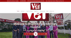 Desktop Screenshot of brandonparkvet.com.au